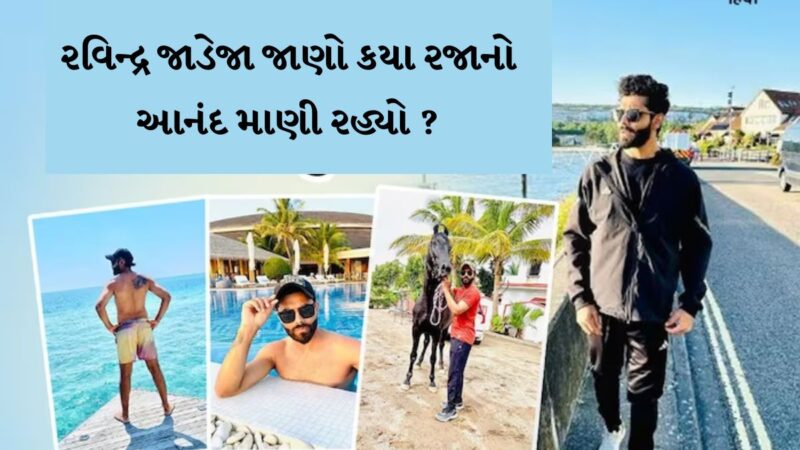 પત્ની રિવાબા નહીં પરંતુ આ વ્યક્તિ સાથે રજા માણી રહ્યો છે રવિન્દ્ર જાડેજા તસવીર થઈ વાયરલ